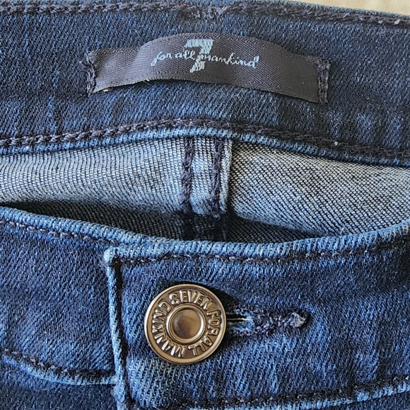 7 for all mankind high waist ankle gwenevere jean. Size 31 nwot - Picture 3 of 10